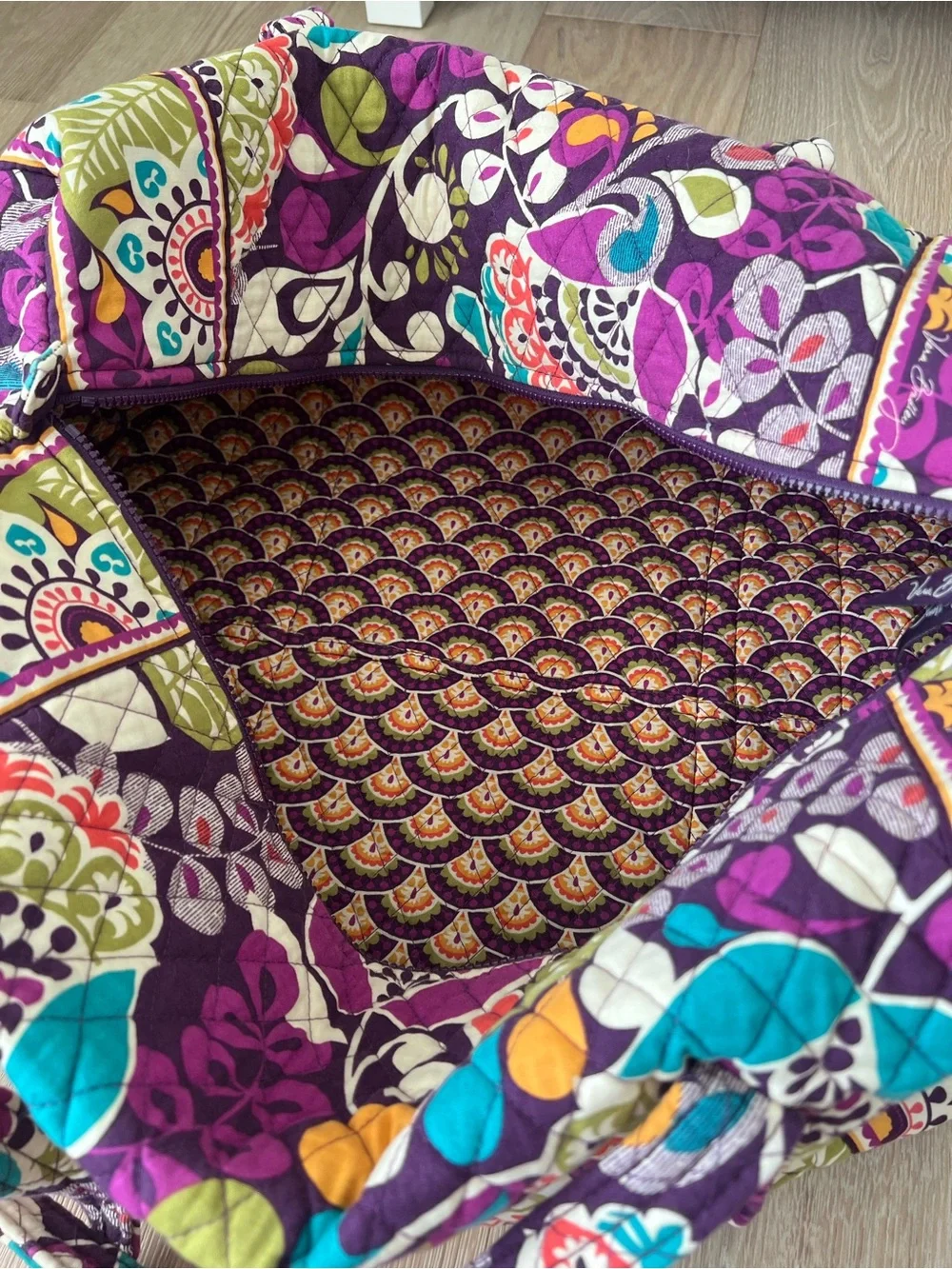 Vera Bradley Large Duffel Bag - Retired 